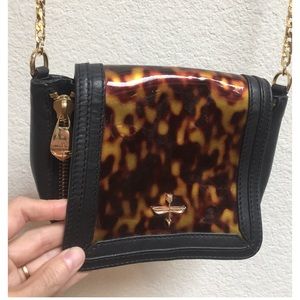 Pour la Victoire mini crossbody leopard purse